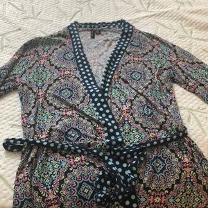 Cynthia Rowley 3/4 Sleeve Robe